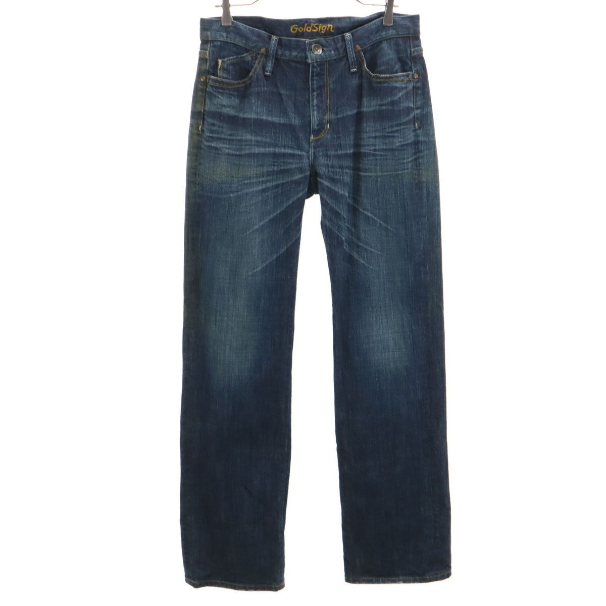 GOLDSIGN ゴールドサイン 日本製 デニムパンツ w31 インディゴブルー ジーンズ レディース