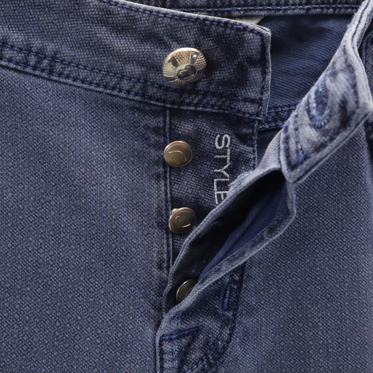 JACOB COHEN ヤコブコーエン イタリア製 ロングパンツ w32 ネイビー系 メンズ