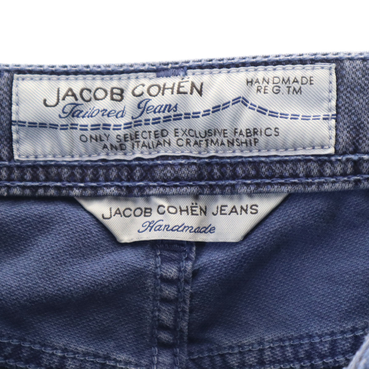 JACOB COHEN ヤコブコーエン イタリア製 ロングパンツ w32 ネイビー系 メンズ