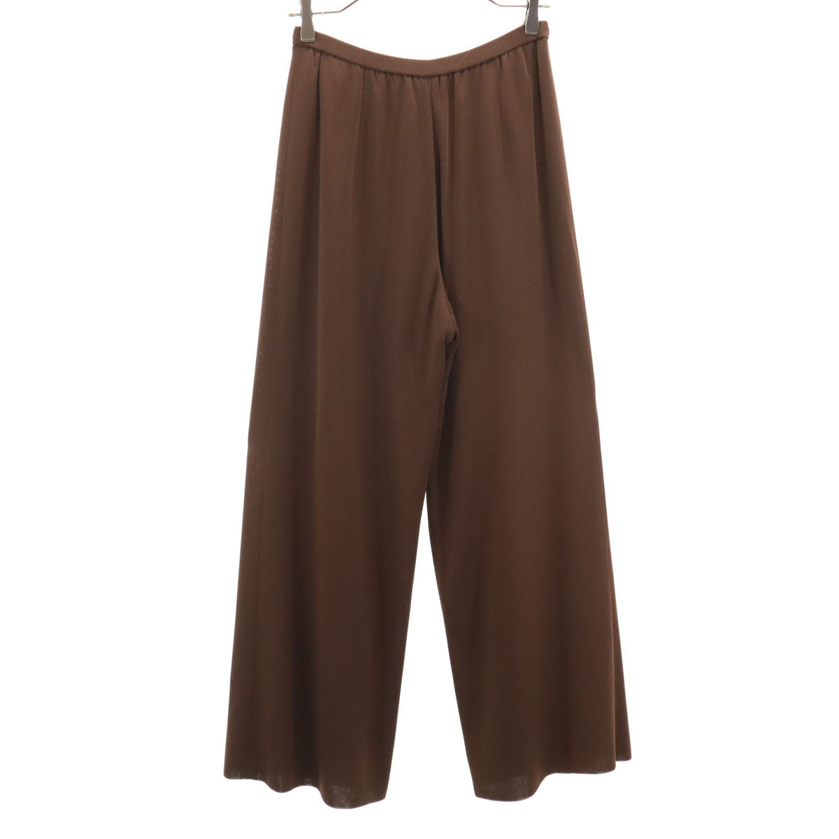 YVES SAINT LAURENT イヴサンローラン 90s 日本製 オールド イージー ワイドパンツ 11号 ブラウン レディース
