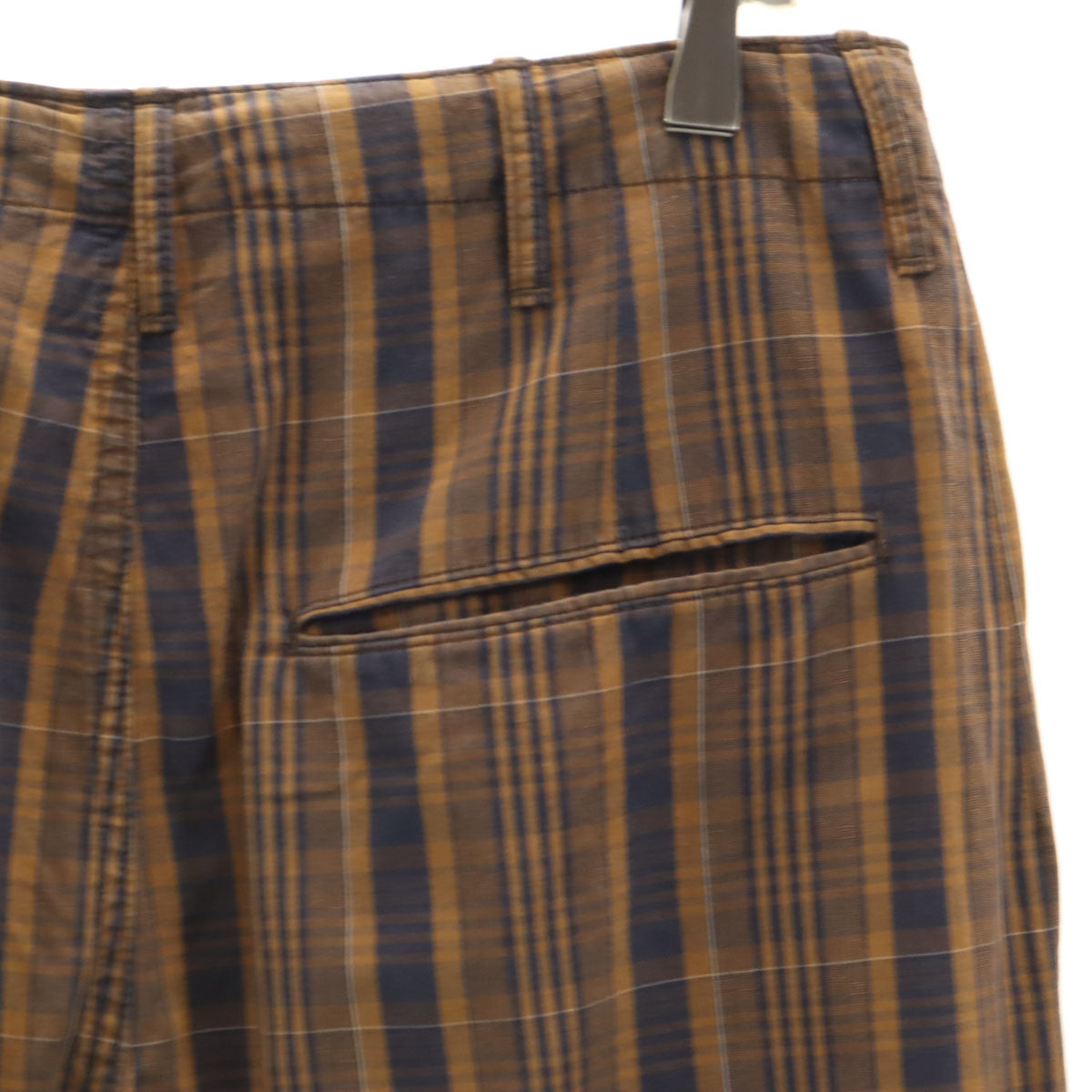 BRU NA BOINNE ブルーナボイン チェック柄 イージー テーパードパンツ 0 ブラウン レディース