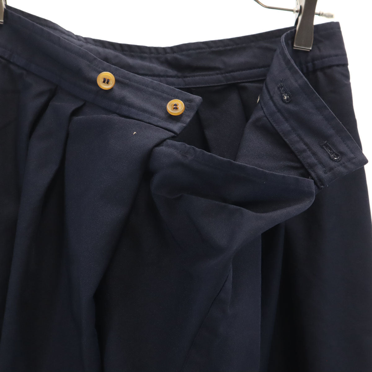 Comme des Garcons Comme des Garcons コムデギャルソンコムデギャルソン サルエルパンツ ネイビー ラップ メンズ