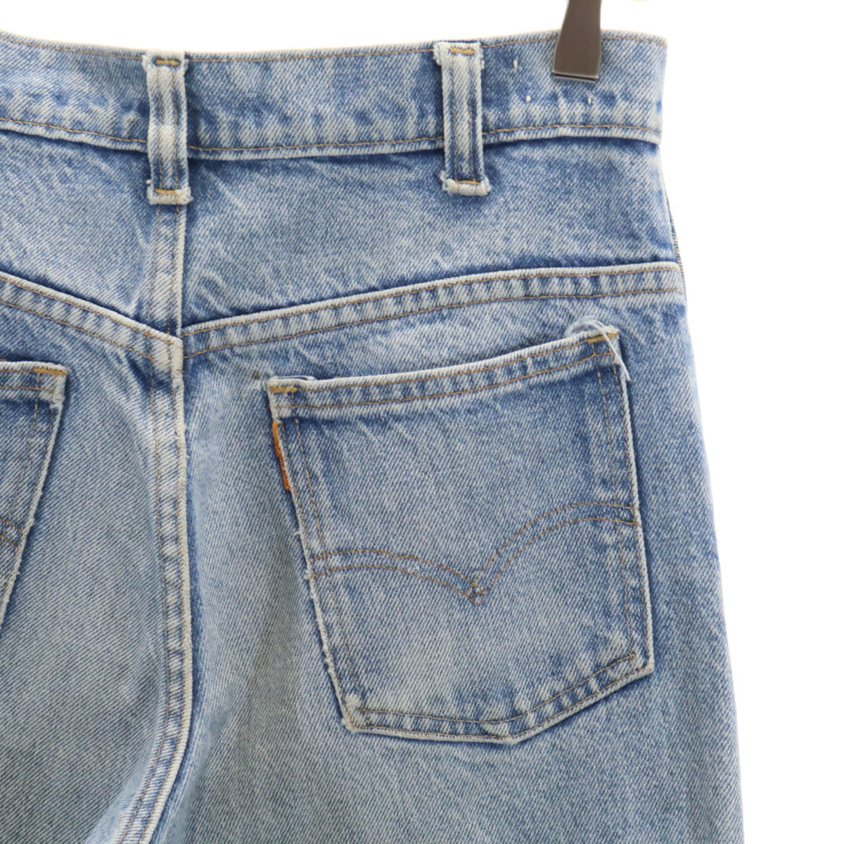 Levi's リーバイス 80s オレンジタブ ヴィンテージ ボタン裏8 デニムパンツ W30 ウォッシュブルー TALONジップ ジーンズ レディース