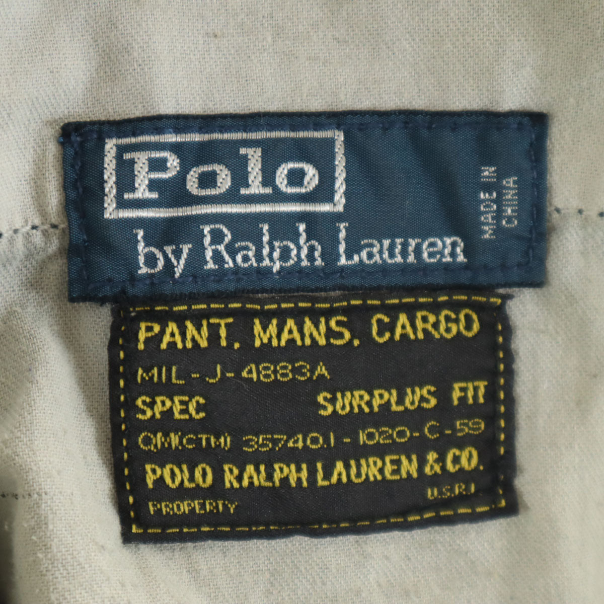 Polo by Ralph Lauren ポロバイラルフローレン カーゴパンツ W33 黒 メンズ