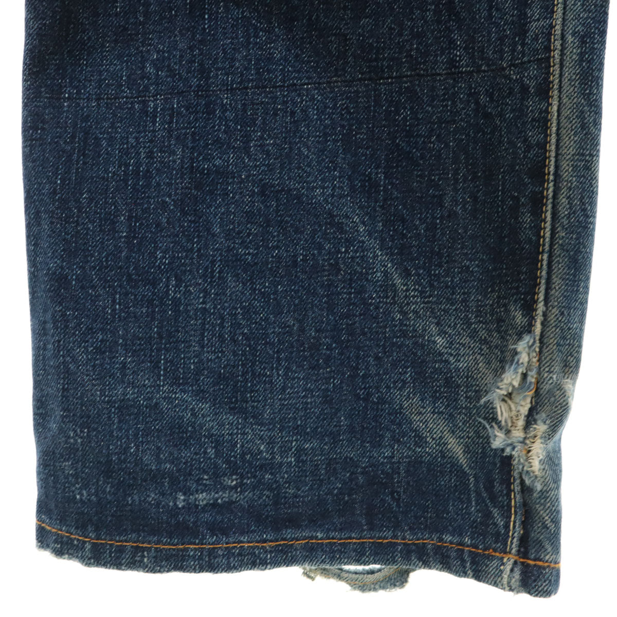 Denime ドゥニーム 裏リベット 赤耳 デニムパンツ W36 ブルー系 ボタンフライ メンズ