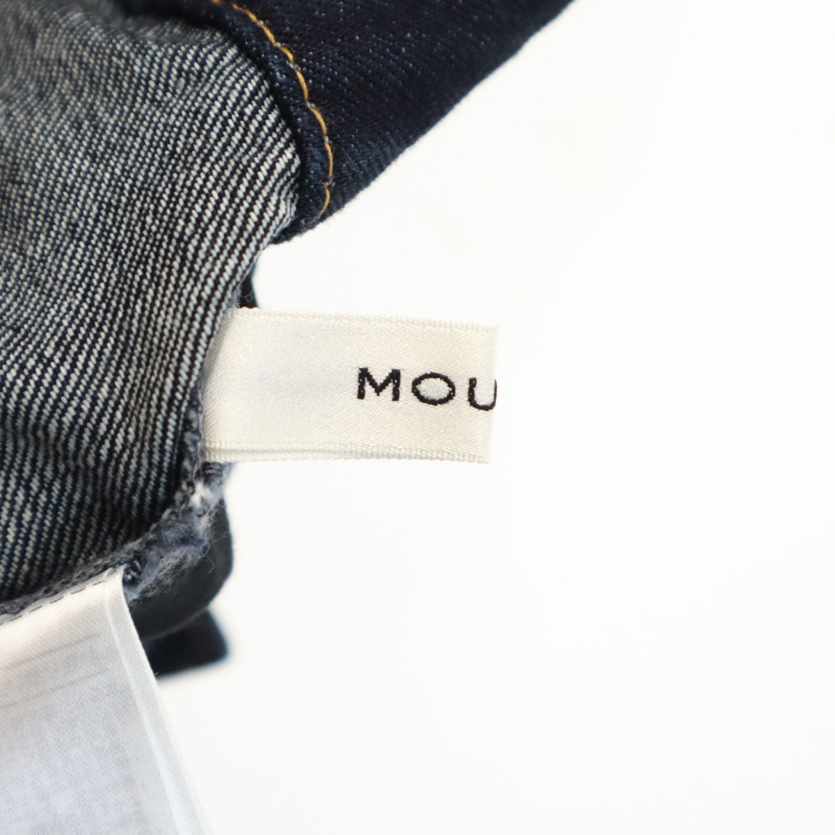 未使用 MOUSSY マウジー コルセットデザイン デニム バギーパンツ 2 ネイビー ジーンズ レディース