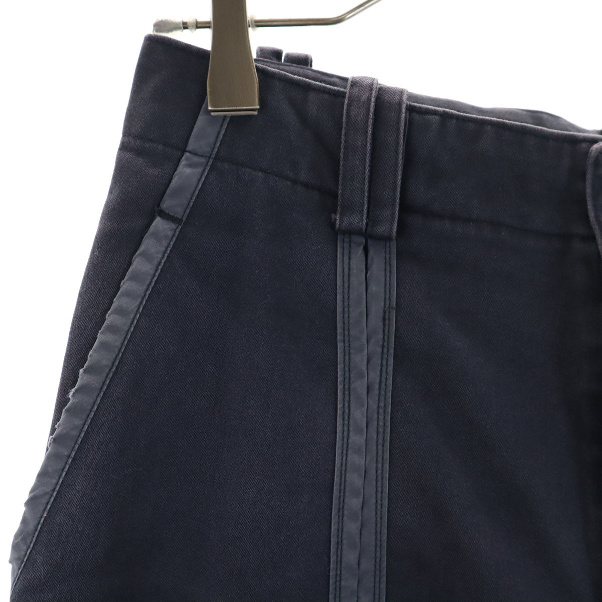 ISSEY MIYAKE MEN イッセイミヤケメン 80s 日本製 ヴィンテージ 筆タグ テーパードパンツ S ネイビー メンズ