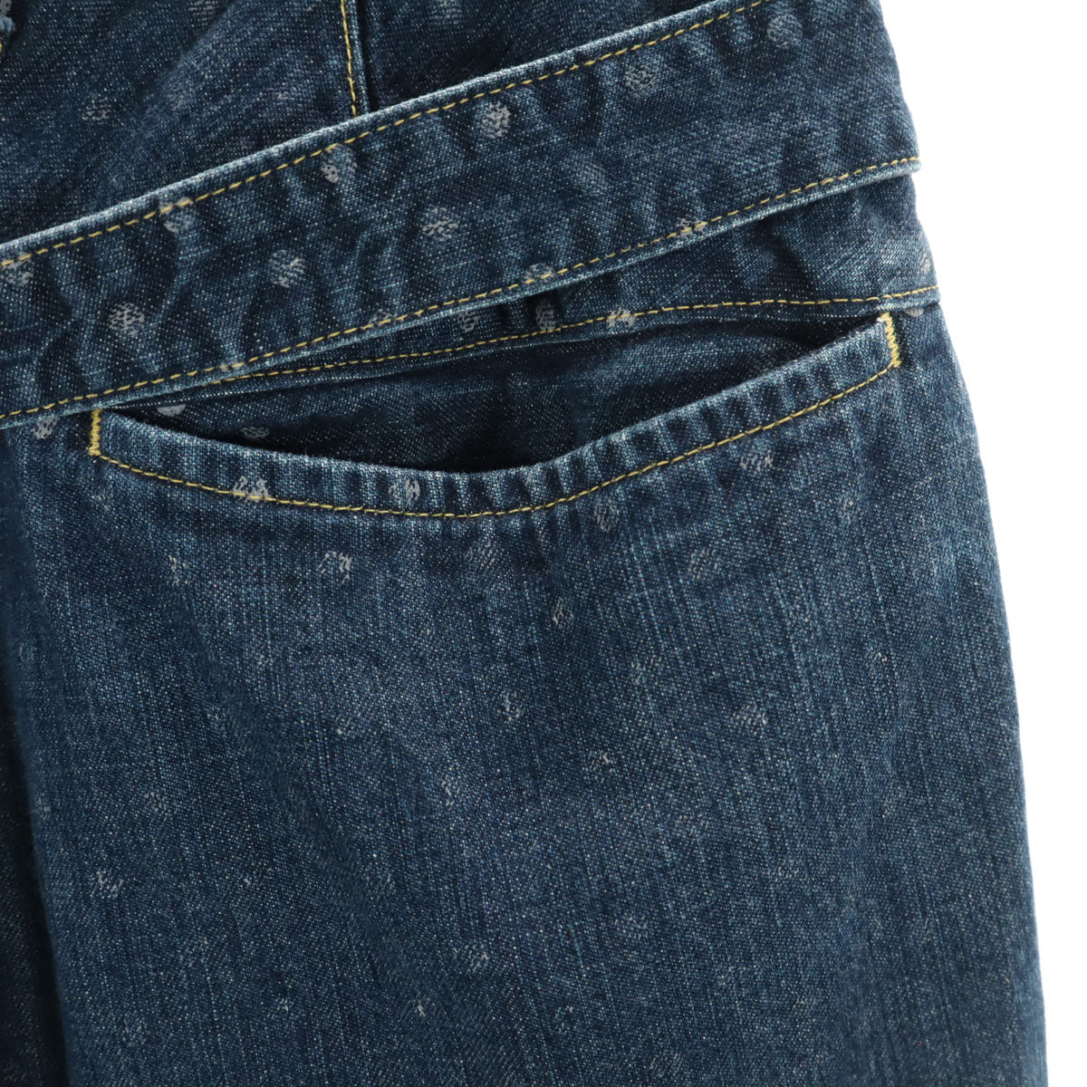 KAPITAL キャピタル 日本製 ドット柄 ピエロ デニムパンツ 1 インディゴブルー 水玉 ジーンズ メンズ