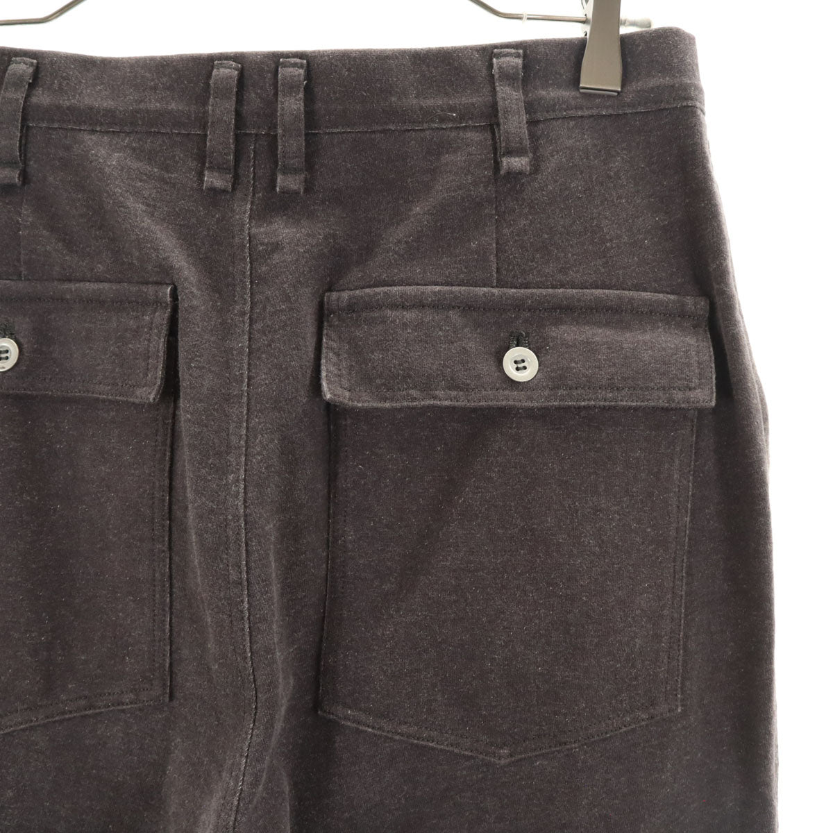 CURLY カーリー 日本製 アンクル丈 テーパードパンツ 2 チャコールグレー メンズ