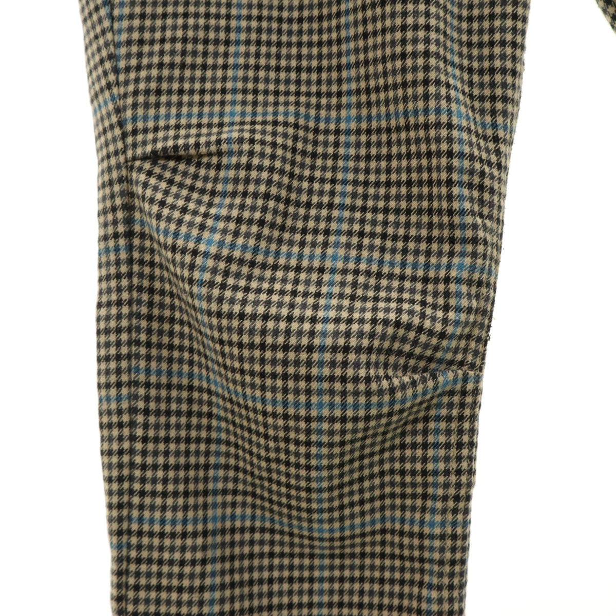 KAPITAL キャピタル 日本製 ハウンドトゥース柄 ピエロ パンツ 1 ベージュ 千鳥格子 チェック柄 メンズ