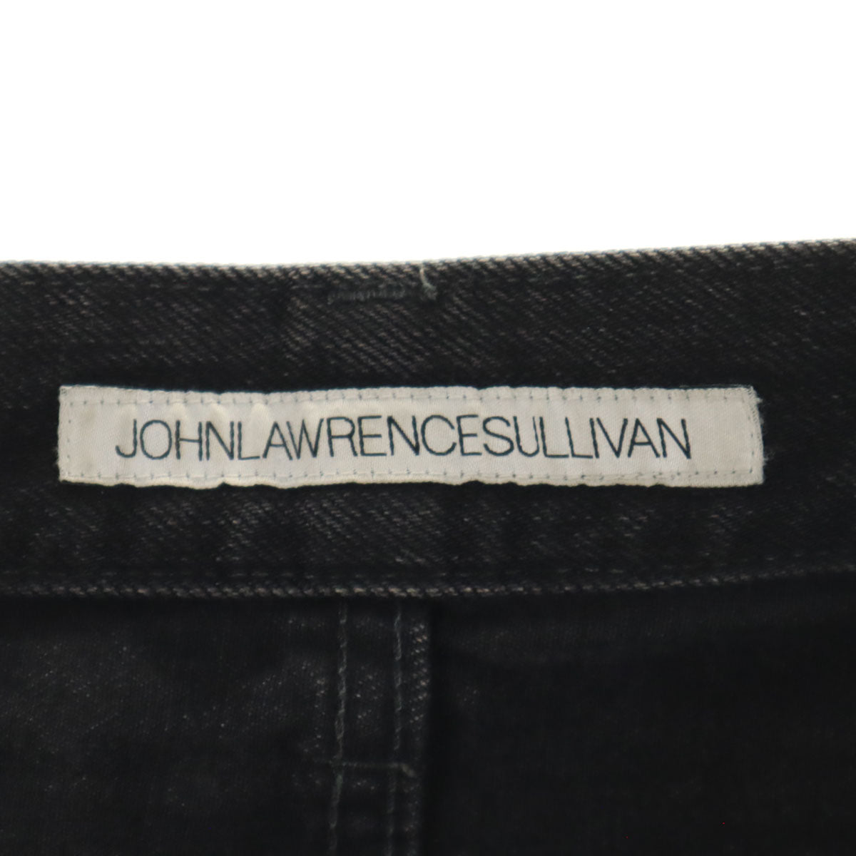 JOHN LAWRENCE SULLIVAN ジョンローレンスサリバン 日本製 デニムパンツ S ブラック ジーンズ レディース