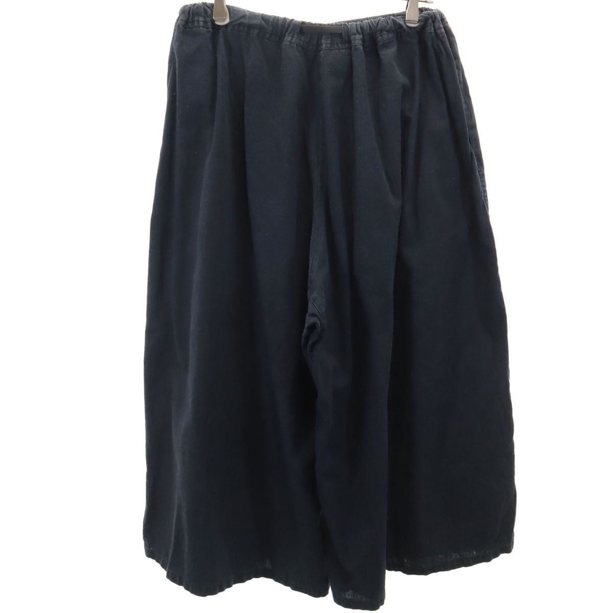 Gramicci グラミチ niko and ニコアンド リネンブレンド ワイドパンツ S 黒 レディース