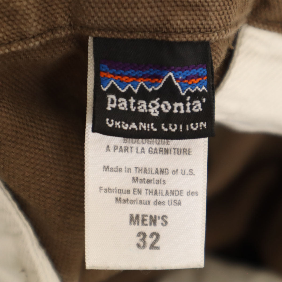patagonia パタゴニア ダック ワークパンツ W32 ブラウン 55566F7 メンズ
