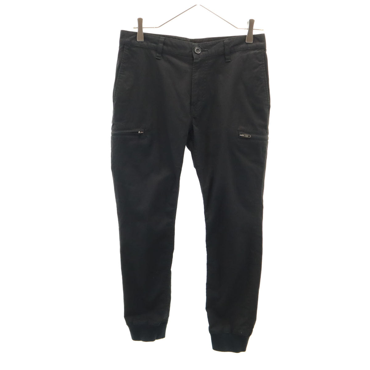 LOUNGE LIZARD ラウンジリザード 日本製 ジョガーパンツ 1 黒 メンズ