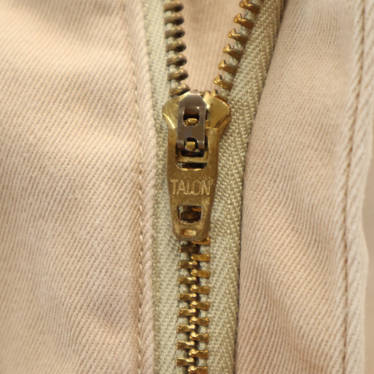 Buzz Rickson's バズリクソンズ 日本製 チノパンツ W33 ベージュ 東洋エンタープライズ BR40025 TALONジップ メンズ