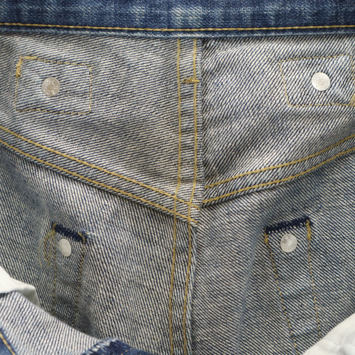 Levi's リーバイス 90s 701XX 日本製 ビッグE 赤耳 オールド ストレートデニムパンツ W30 ウォッシュブルー ジーンズ 隠しリベット シンチバック レディース