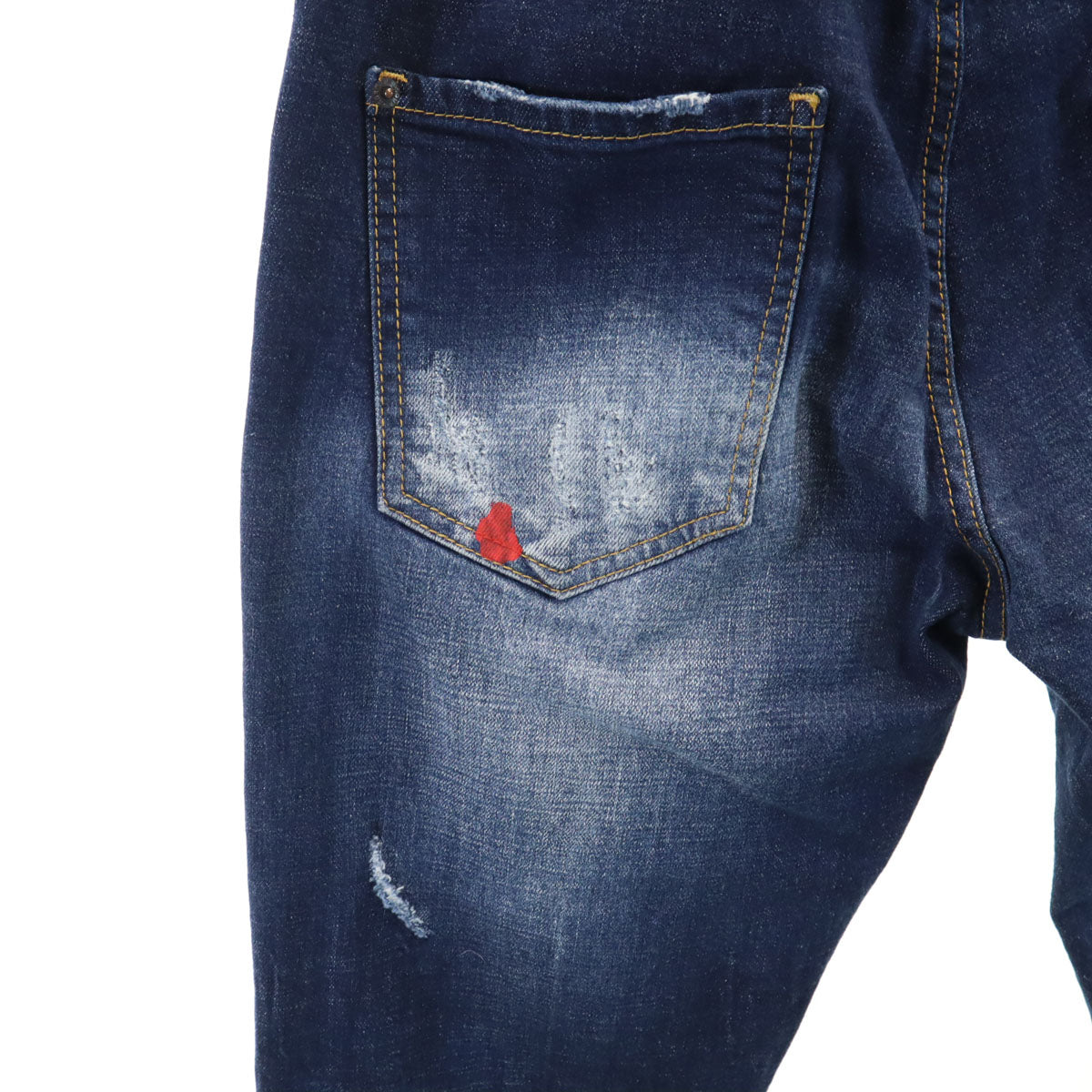 DSQUARED2 ディースクエアード イタリア製 デニムパンツ 50 インディゴブルー ジーンズ メンズ