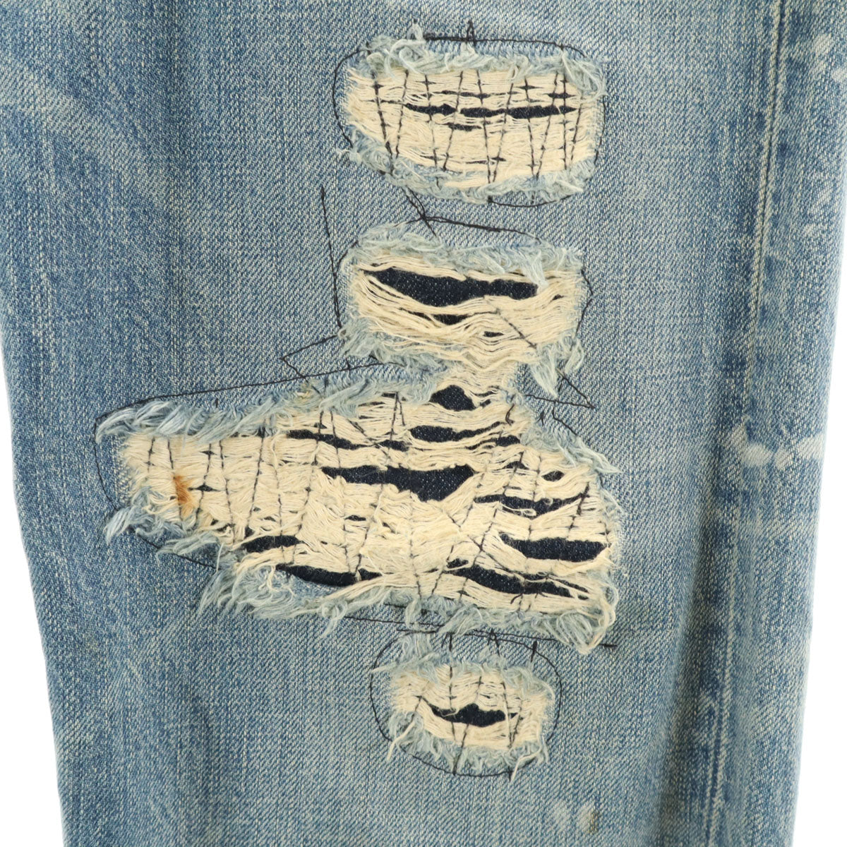 Levi's リーバイス 501 ワッペン刺繍 デニムパンツ w32 ブルー ジーンズ メンズ