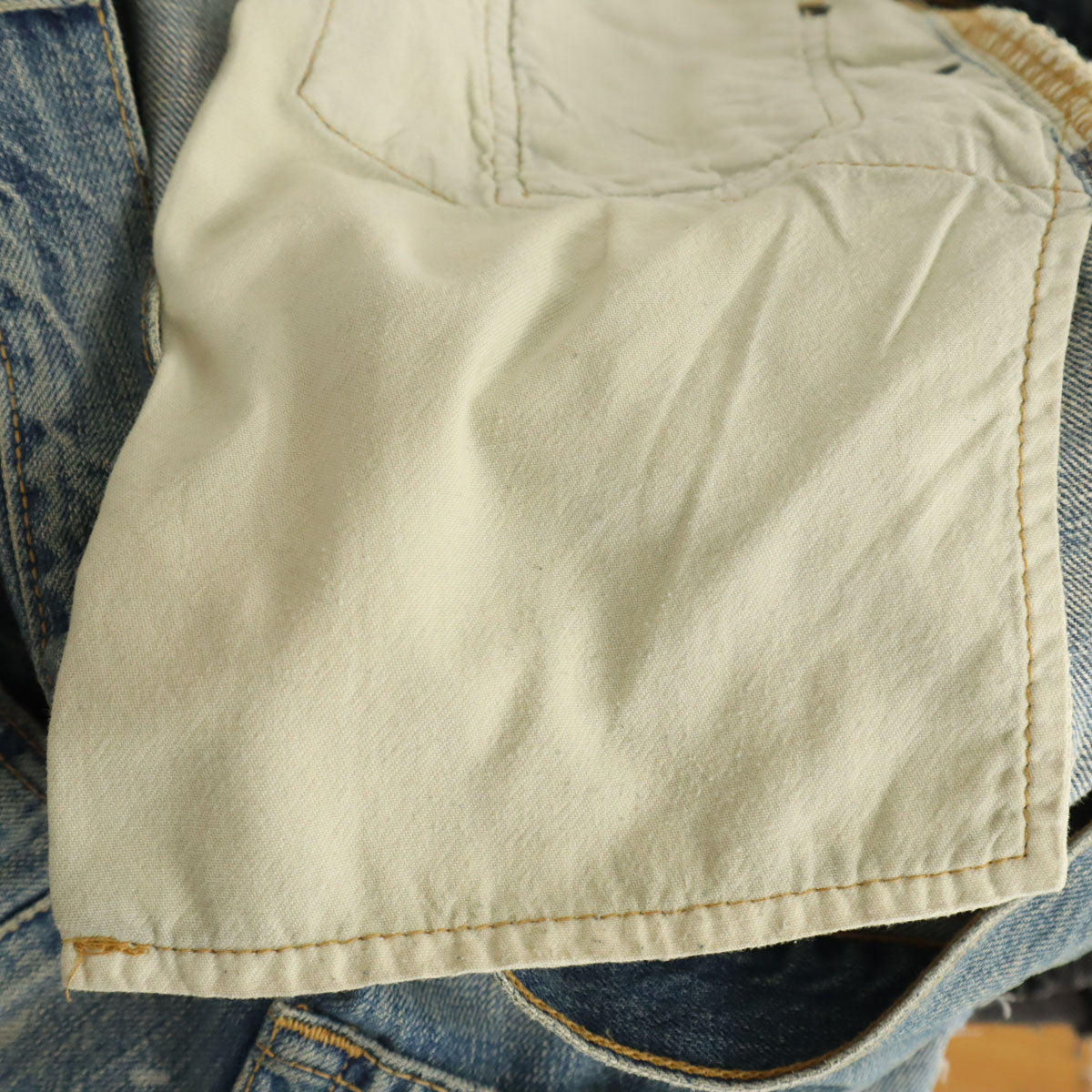 Levi's リーバイス 501 ワッペン刺繍 デニムパンツ w32 ブルー ジーンズ メンズ