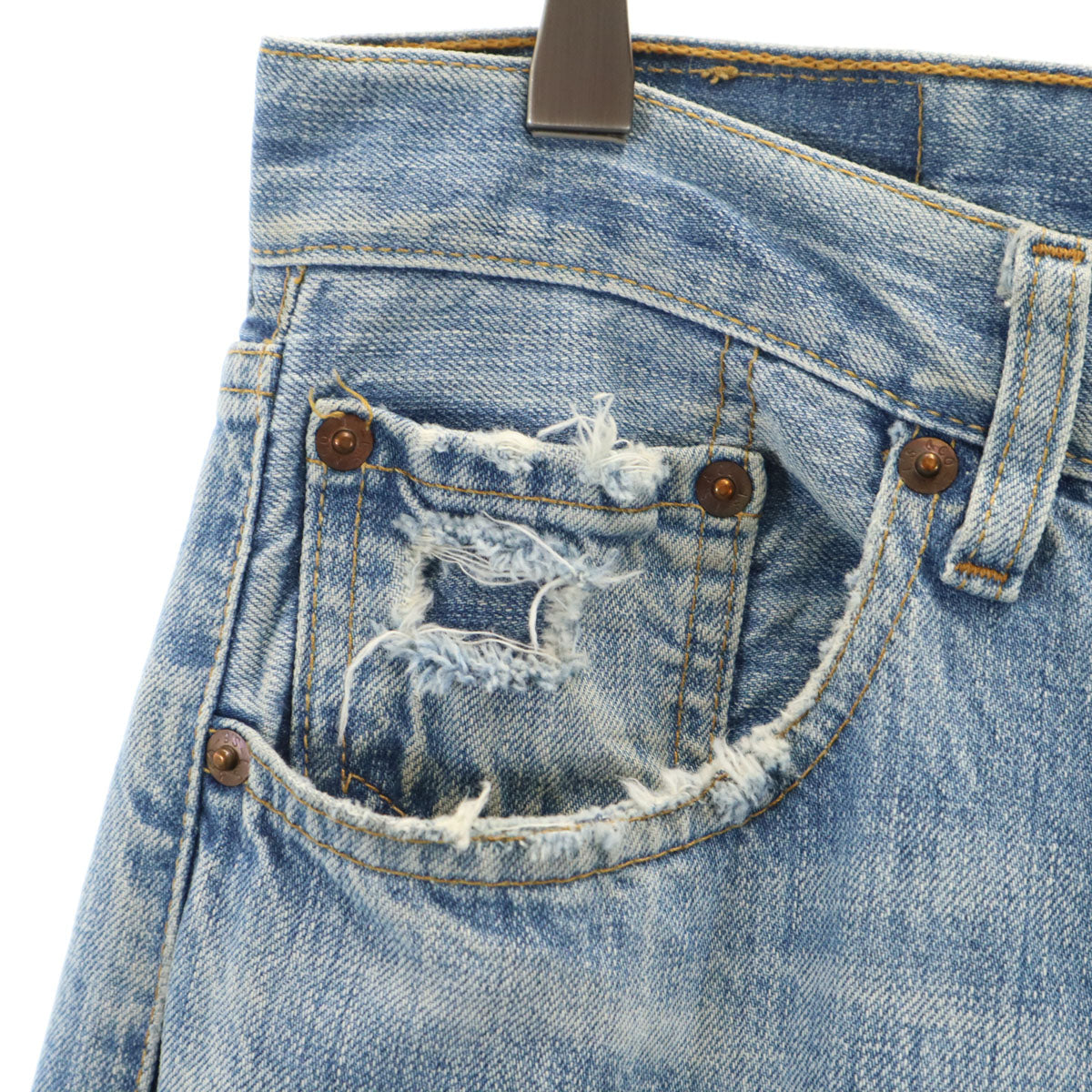 Levi's リーバイス 501 ストレートデニムパンツ W32 ウォッシュブルー ジーンズ メンズ