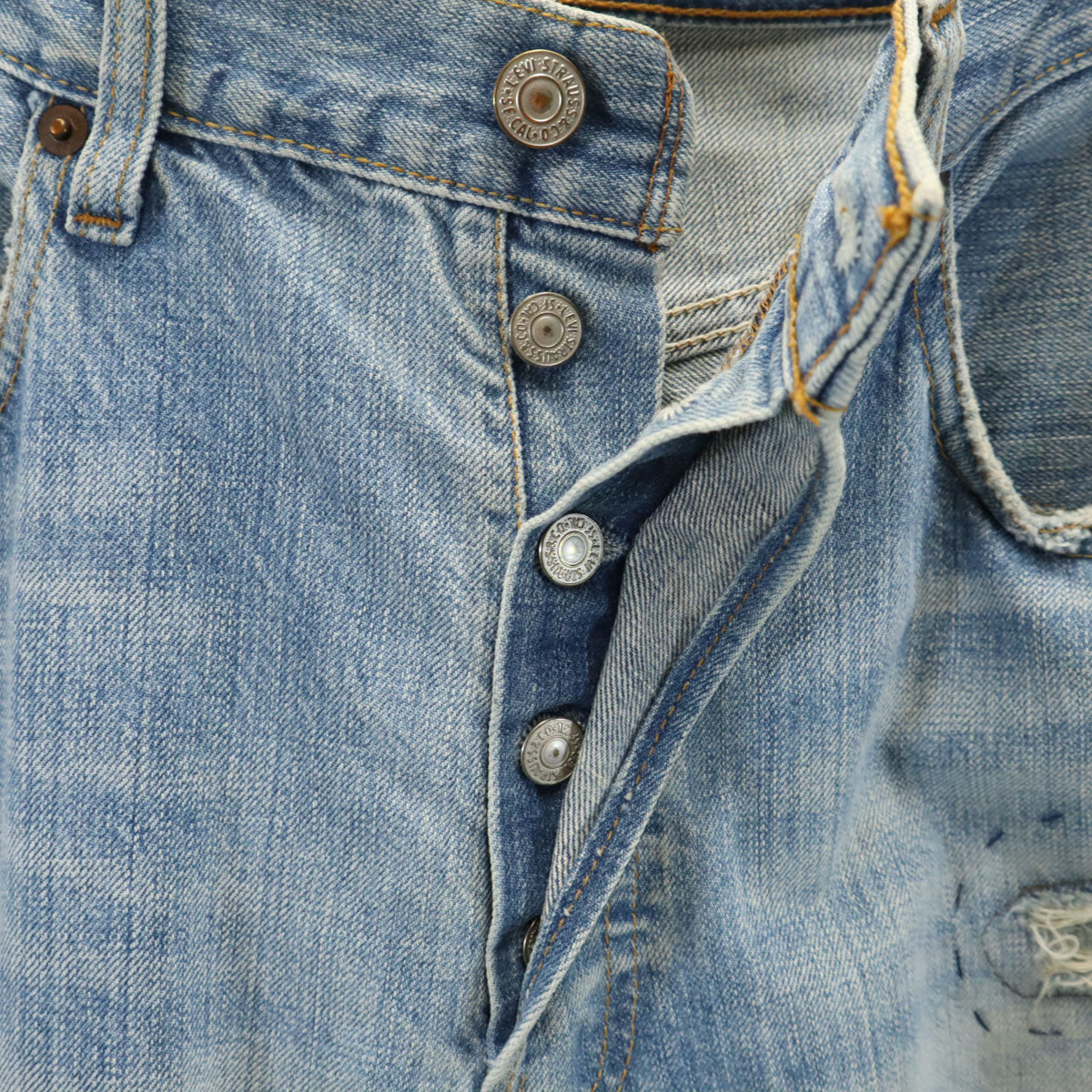 Levi's リーバイス 501 ストレートデニムパンツ W32 ウォッシュブルー ジーンズ メンズ