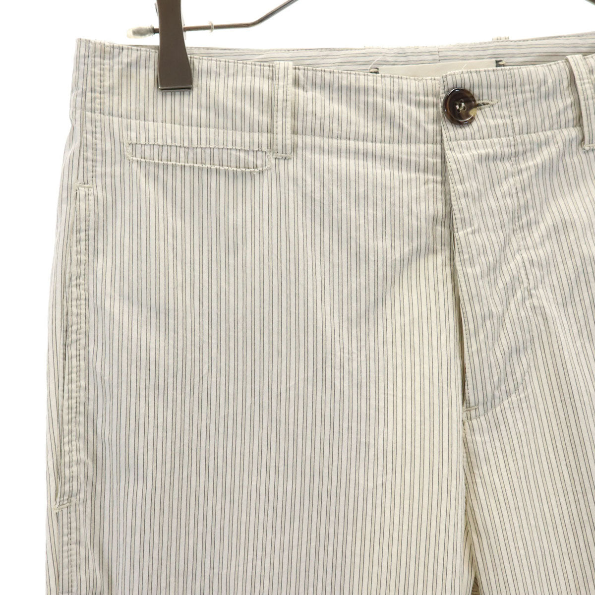 MARNI マルニ イタリア製 ストライプ柄 アンクルパンツ 44 アイボリー メンズ