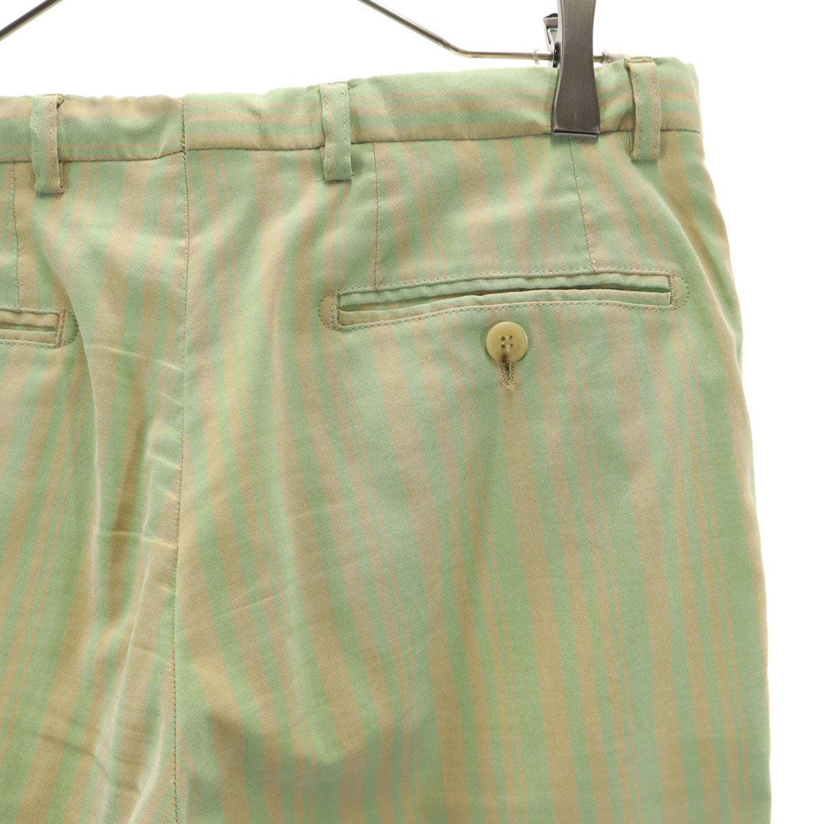 DRIES VAN NOTEN ドリスヴァンノッテン ストライプ柄 ストレートパンツ 46 ベージュ メンズ