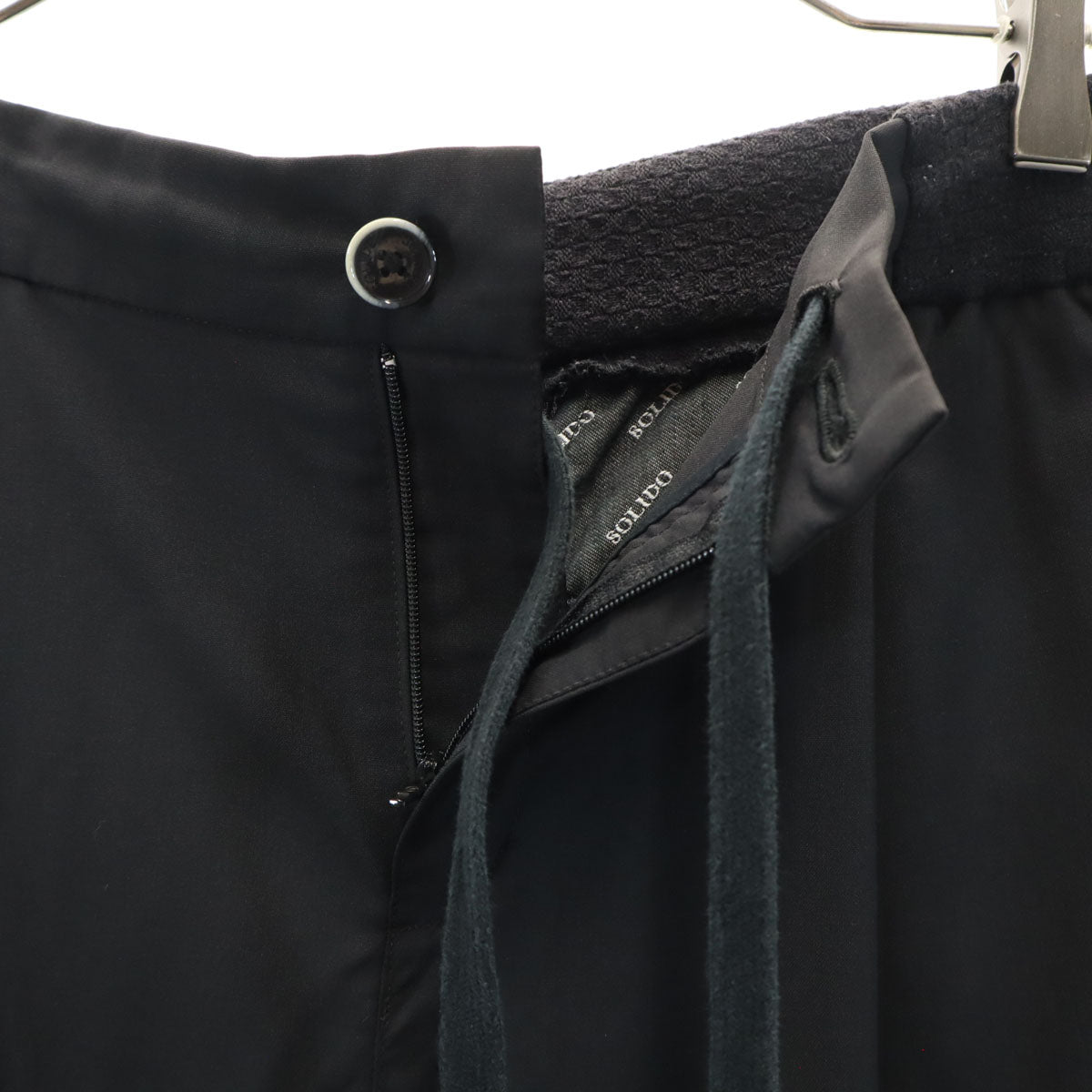 SOLIDO ソリード 日本製 アンクルパンツ 1 ブラック レディース