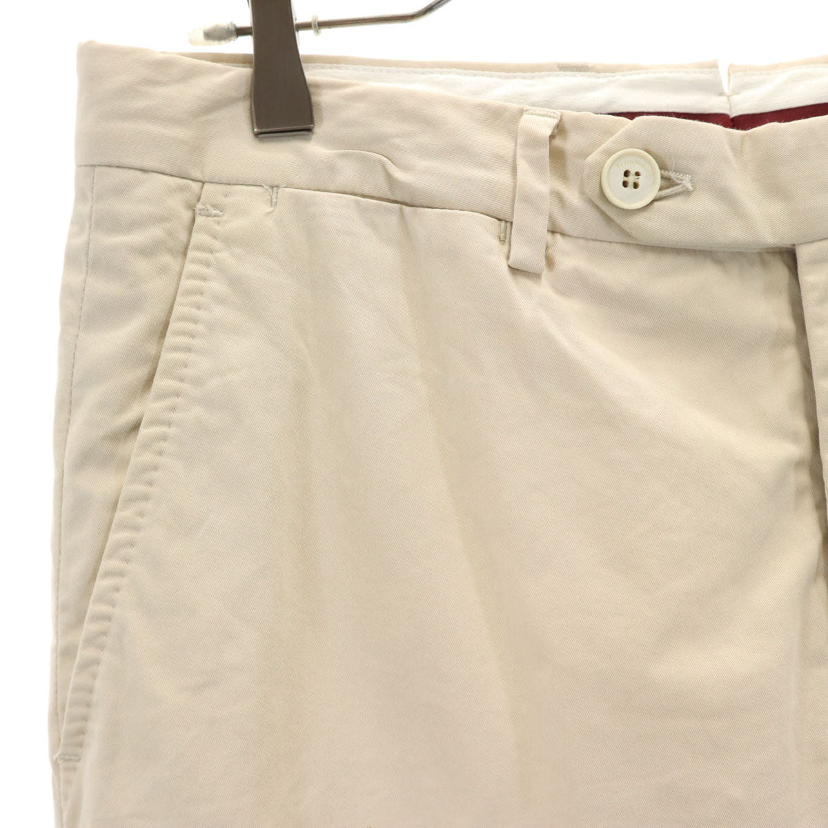 Salvatore Ferragamo サルヴァトーレフェラガモ イタリア製 テーパードパンツ 48 ベージュ メンズ