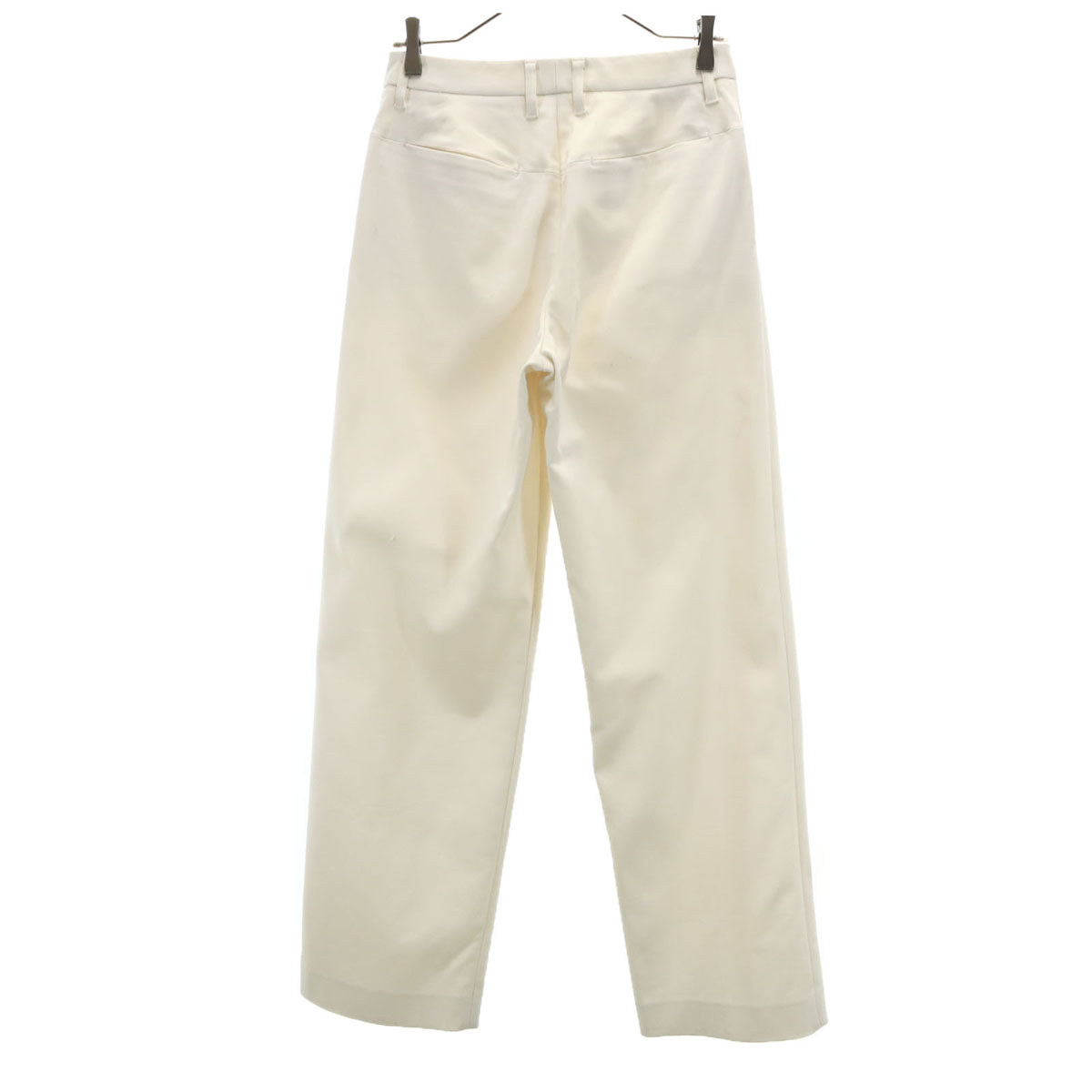 ISSEY MIYAKE イッセイミヤケ ストレッチパンツ L アイボリー レディース