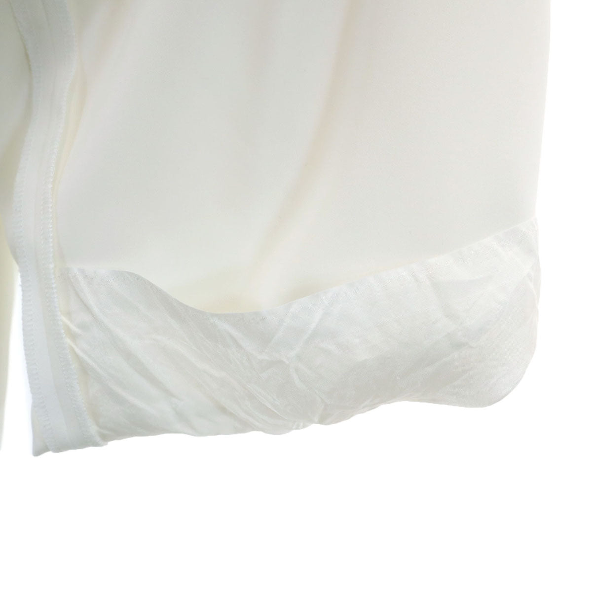 ISSEY MIYAKE イッセイミヤケ 日本製 ワイドパンツ 7 アイボリー レディース