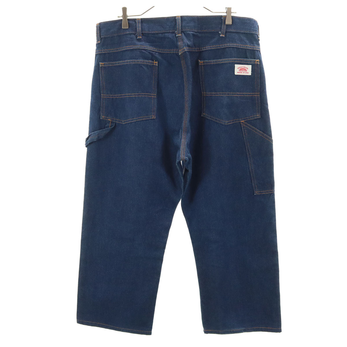 ROUND HOUSE ラウンドハウス 90s USA製 オールド デニムペインターパンツ W36 ネイビー ジーンズ メンズ