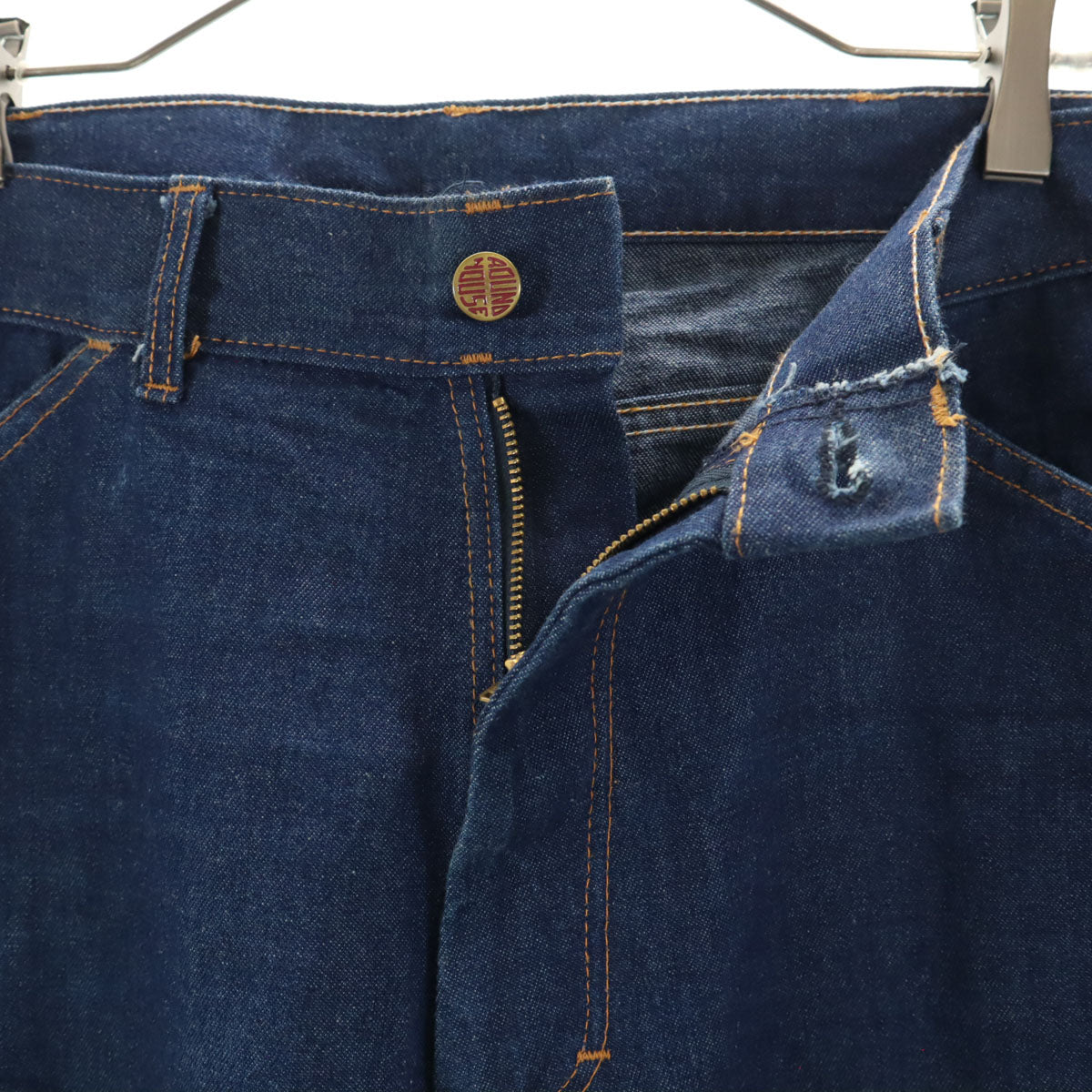 ROUND HOUSE ラウンドハウス 90s USA製 オールド デニムペインターパンツ W36 ネイビー ジーンズ メンズ