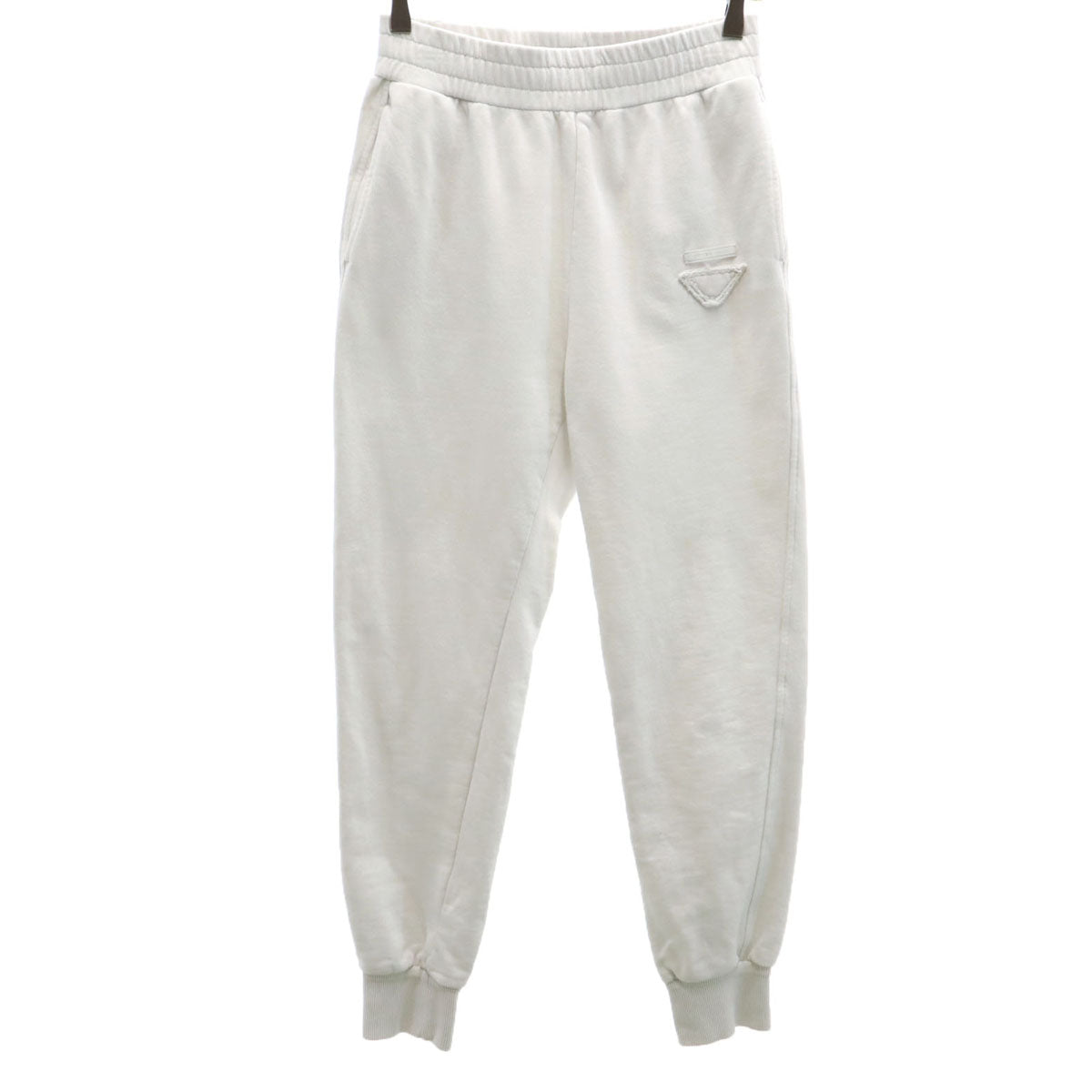 PRADA プラダ イタリア製 スウェットパンツ S ホワイト ジョガー レディース
