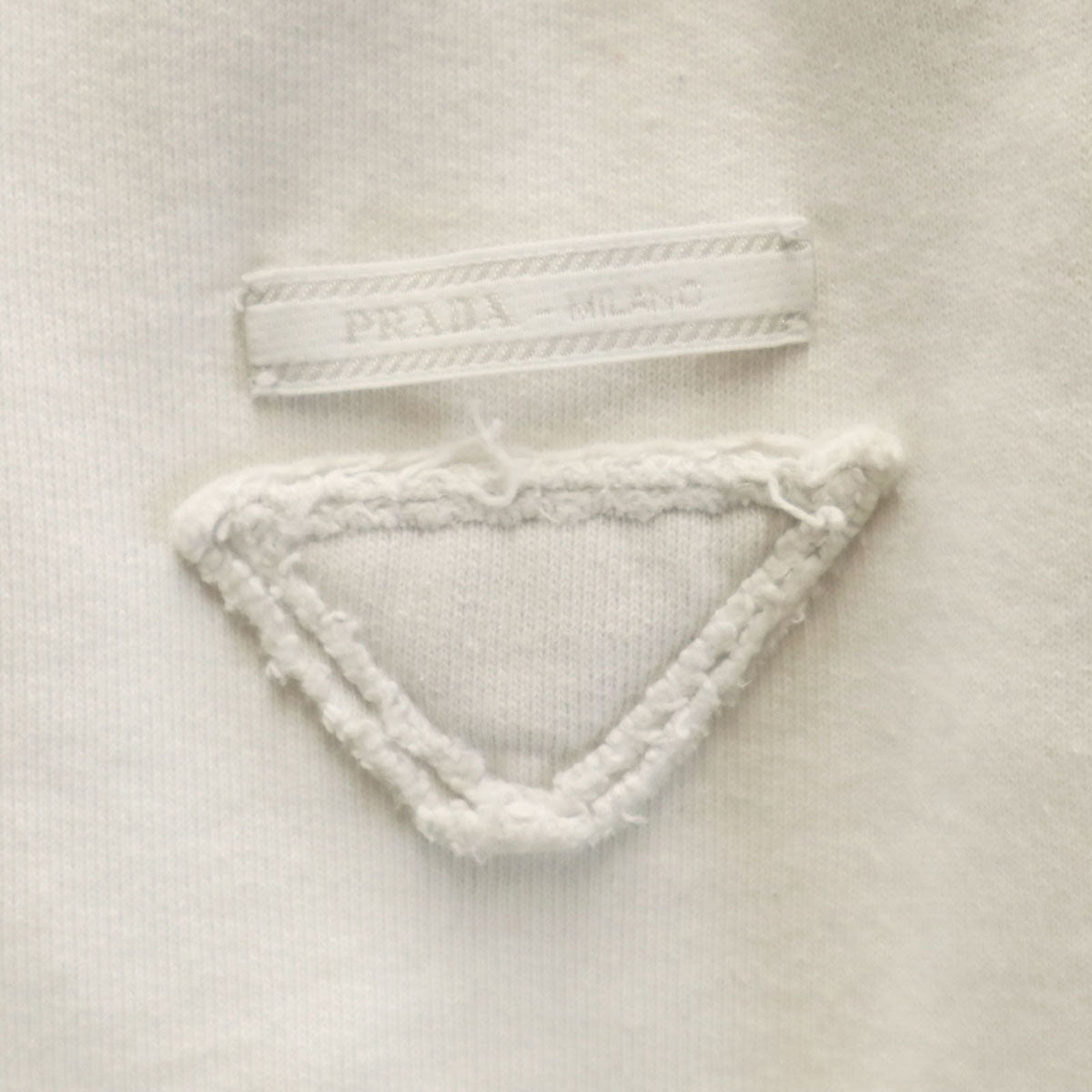 PRADA プラダ イタリア製 スウェットパンツ S ホワイト ジョガー レディース