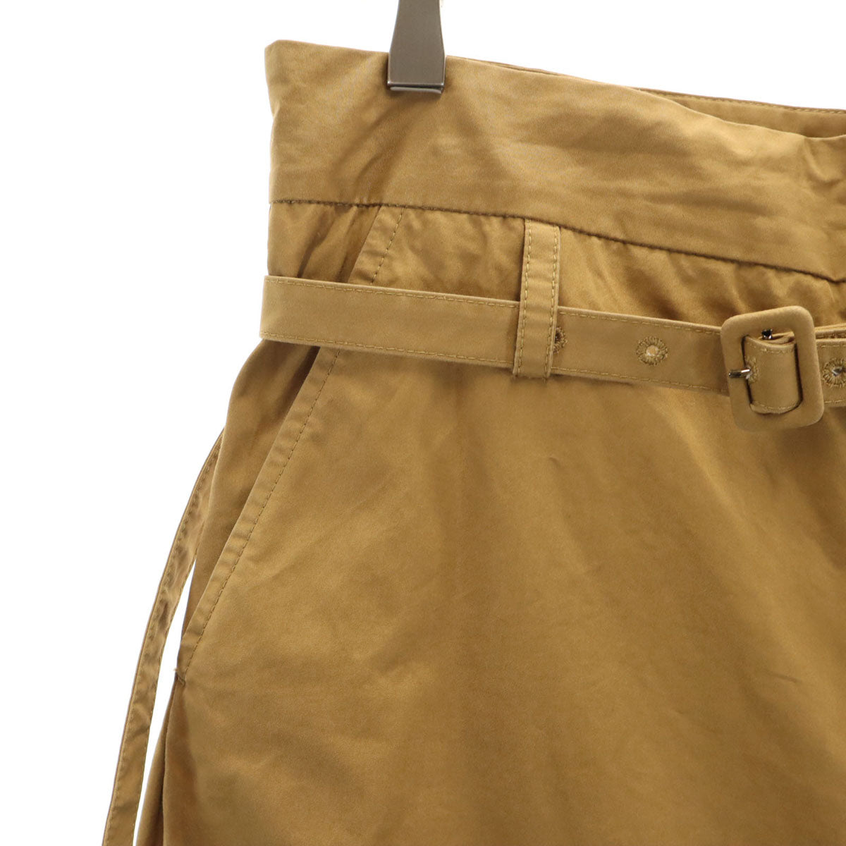 MARNI マルニ イタリア製 ハイウエスト ワイドパンツ 40 ブラウン クロップド丈 レディース