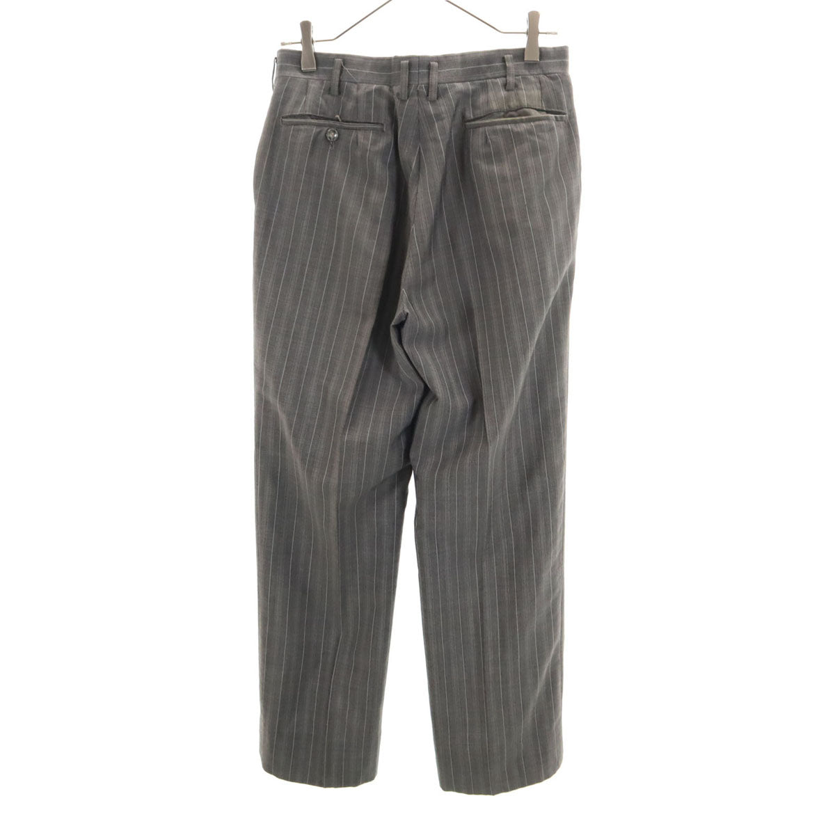 60s 70s ヴィンテージ ストライプ ジャパンヴィンテージ ストレートパンツ カーキ系 メンズ