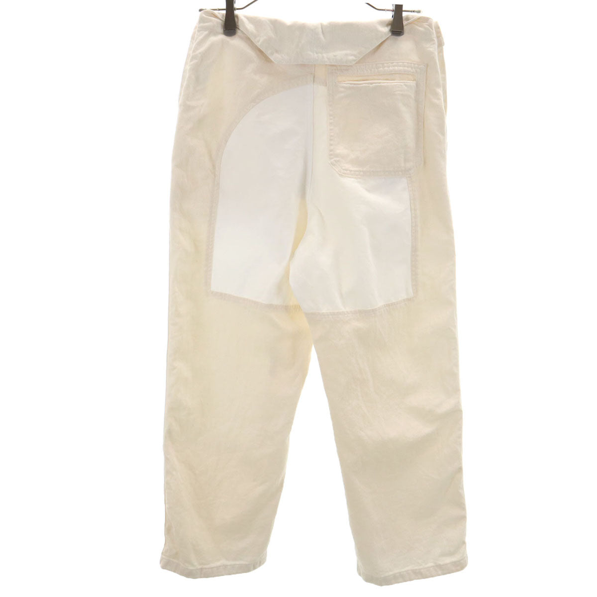 Chloe クロエ イタリア製 ハイウエスト テーパードパンツ 36 アイボリー レディース