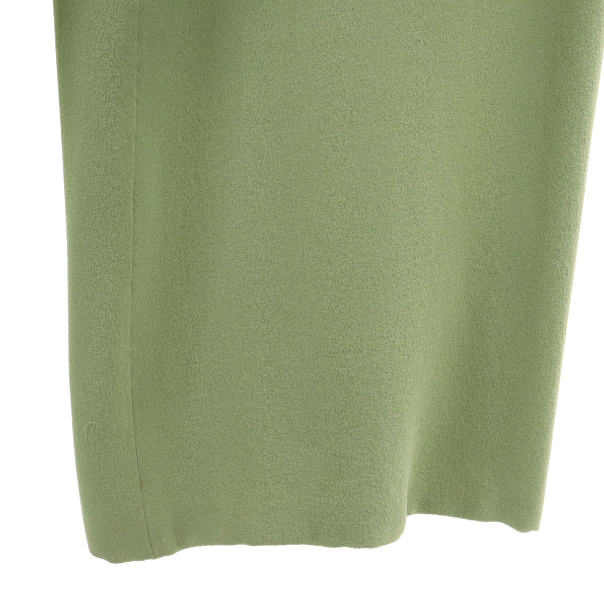 HERMES エルメス フランス製 シルク ワイドパンツ 38 モスグリーン系 レディース