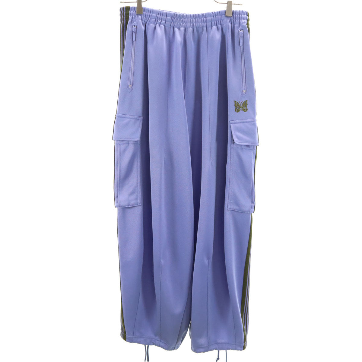 Needles ニードルズ PURPLE THINGS パープルシングス コラボ 日本製 MR398 ヒザデル トラックパンツ S パープル ネペンテス メンズ