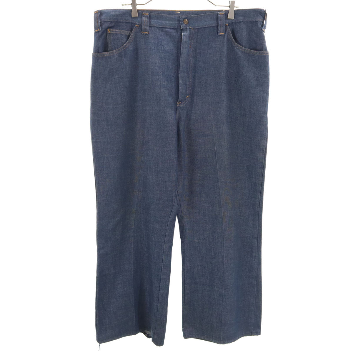 70s ヴィンテージ デニムパンツ インディゴ ジーンズ TALONジップ ビッグサイズ メンズ