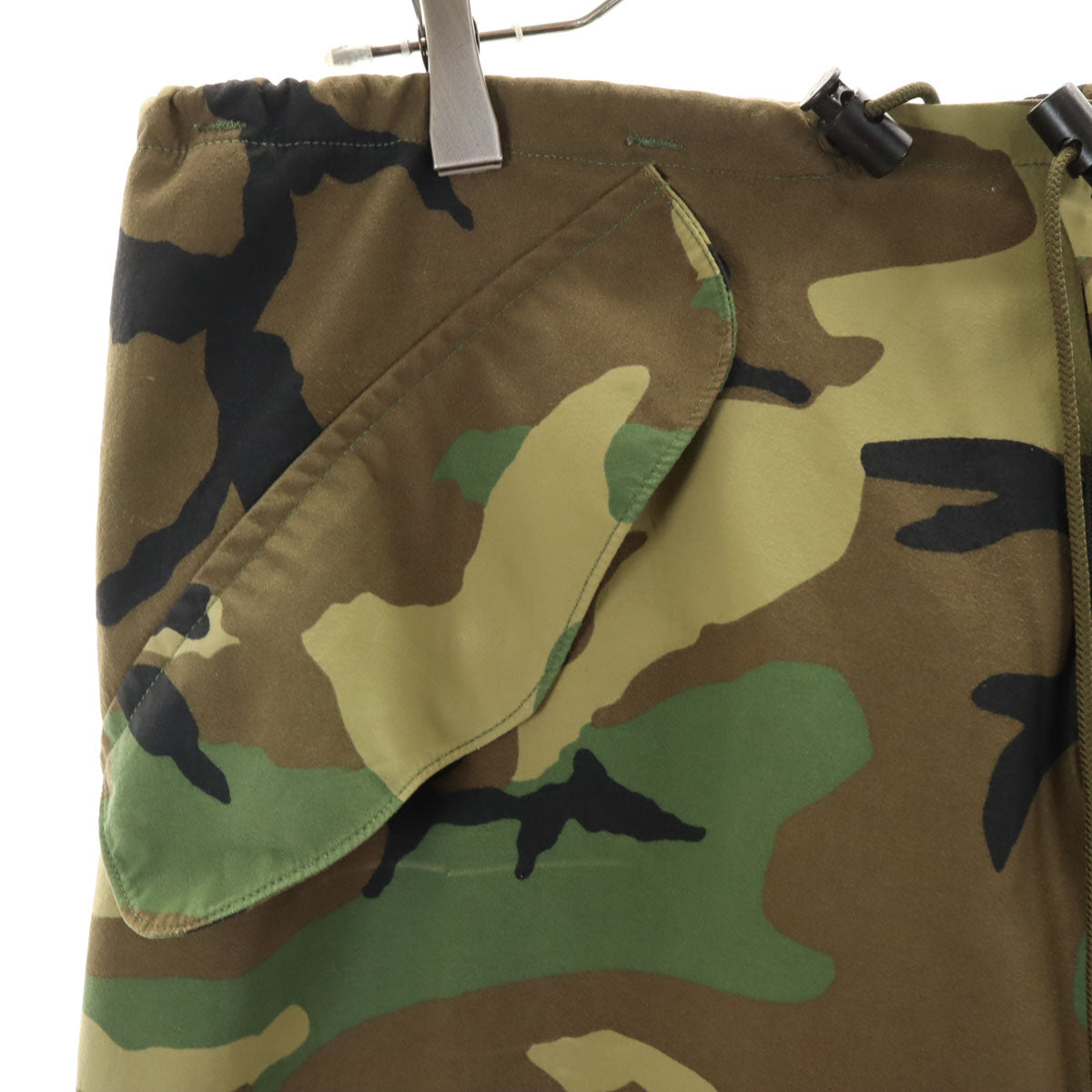 US ARMY アメリカ軍 90s ECWCS オールド DLA ゴアテックス ウッドランドカモ オーバー パンツ M カーキ 迷彩 ミリタリー メンズ