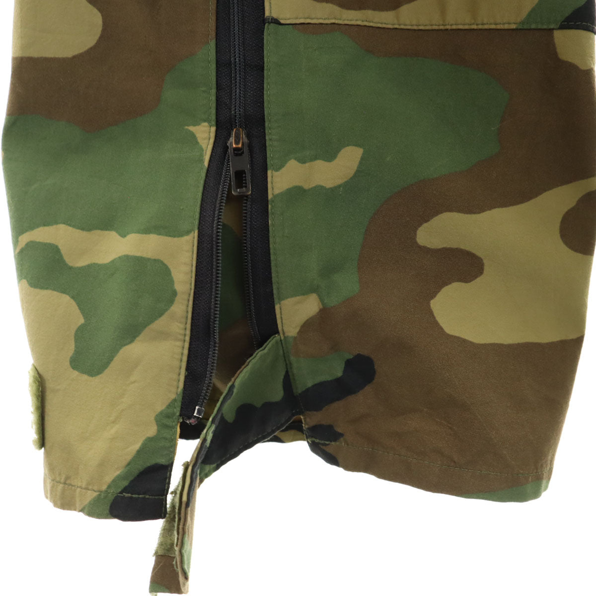 US ARMY アメリカ軍 90s ECWCS オールド DLA ゴアテックス ウッドランドカモ オーバー パンツ M カーキ 迷彩 ミリタリー メンズ