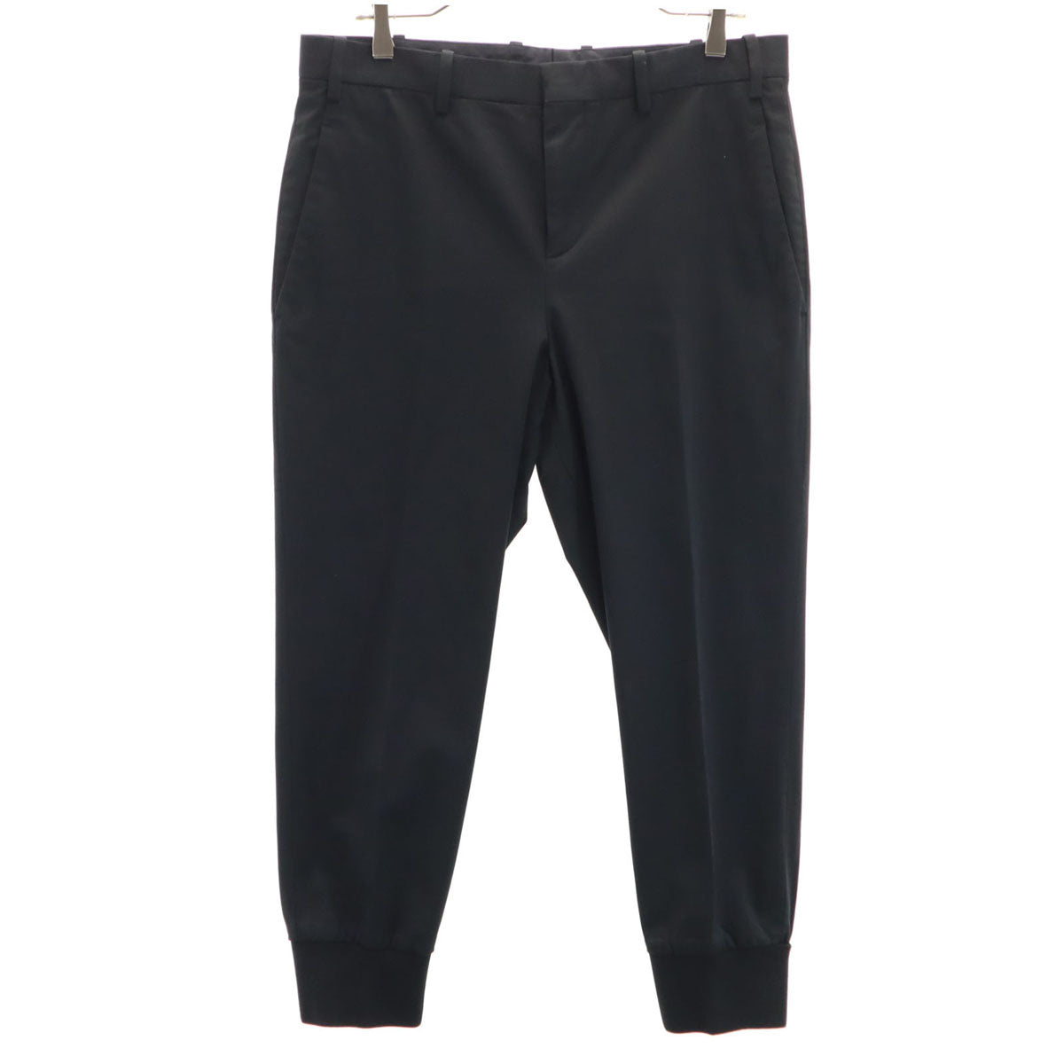 NEIL BARRETT ニールバレット スリムフィット ローライズ ジョガーパンツ ブラック メンズ
