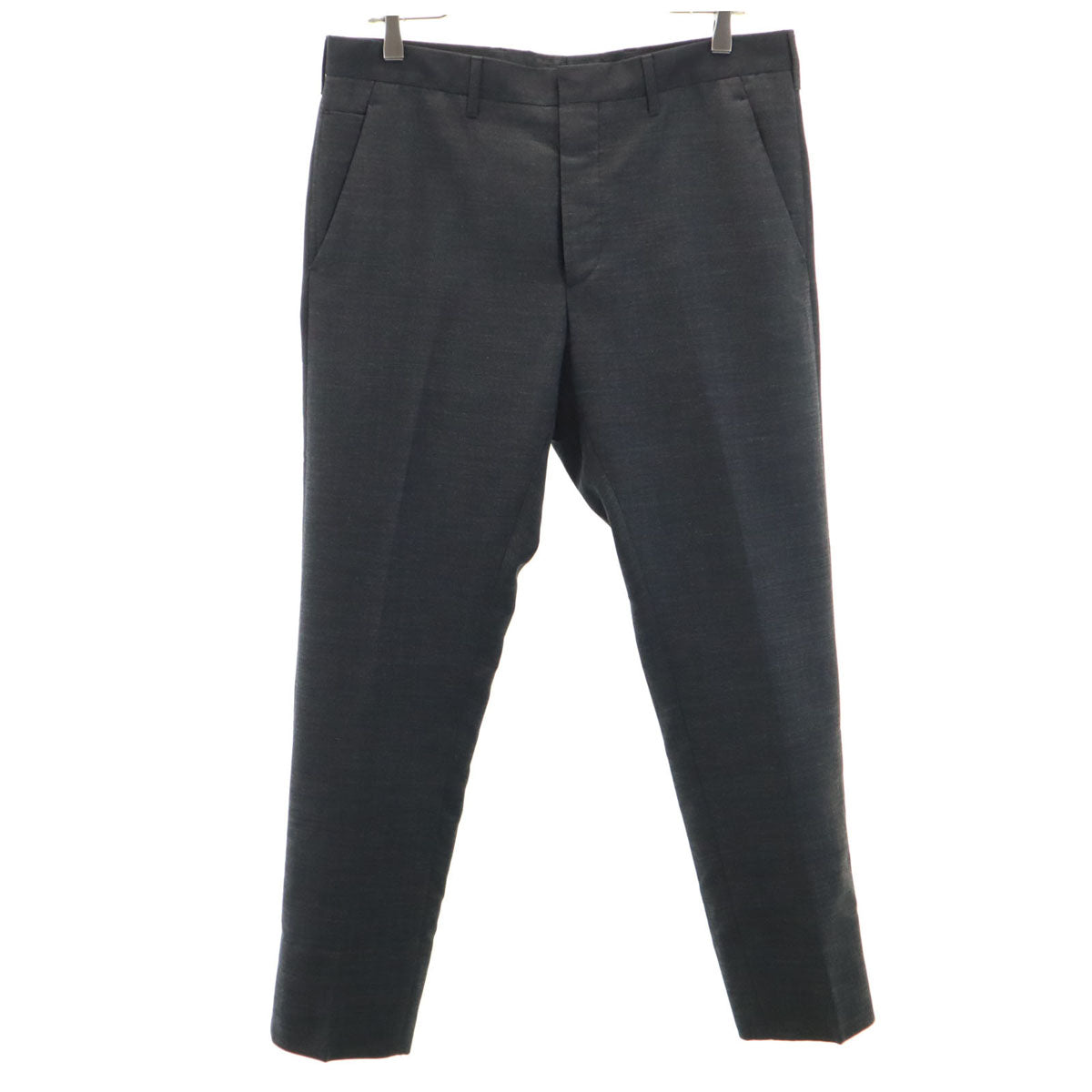 PRADA プラダ イタリア製 スラックスパンツ 48 チャコール メンズ