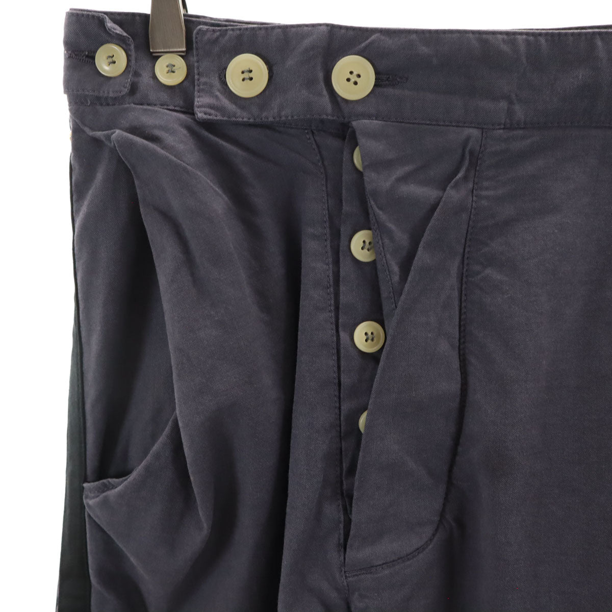 Vivienne WestwoodMAN ヴィヴィアンウエストウッドマン イタリア製 変形 パンツ 44 チャコールグレー メンズ