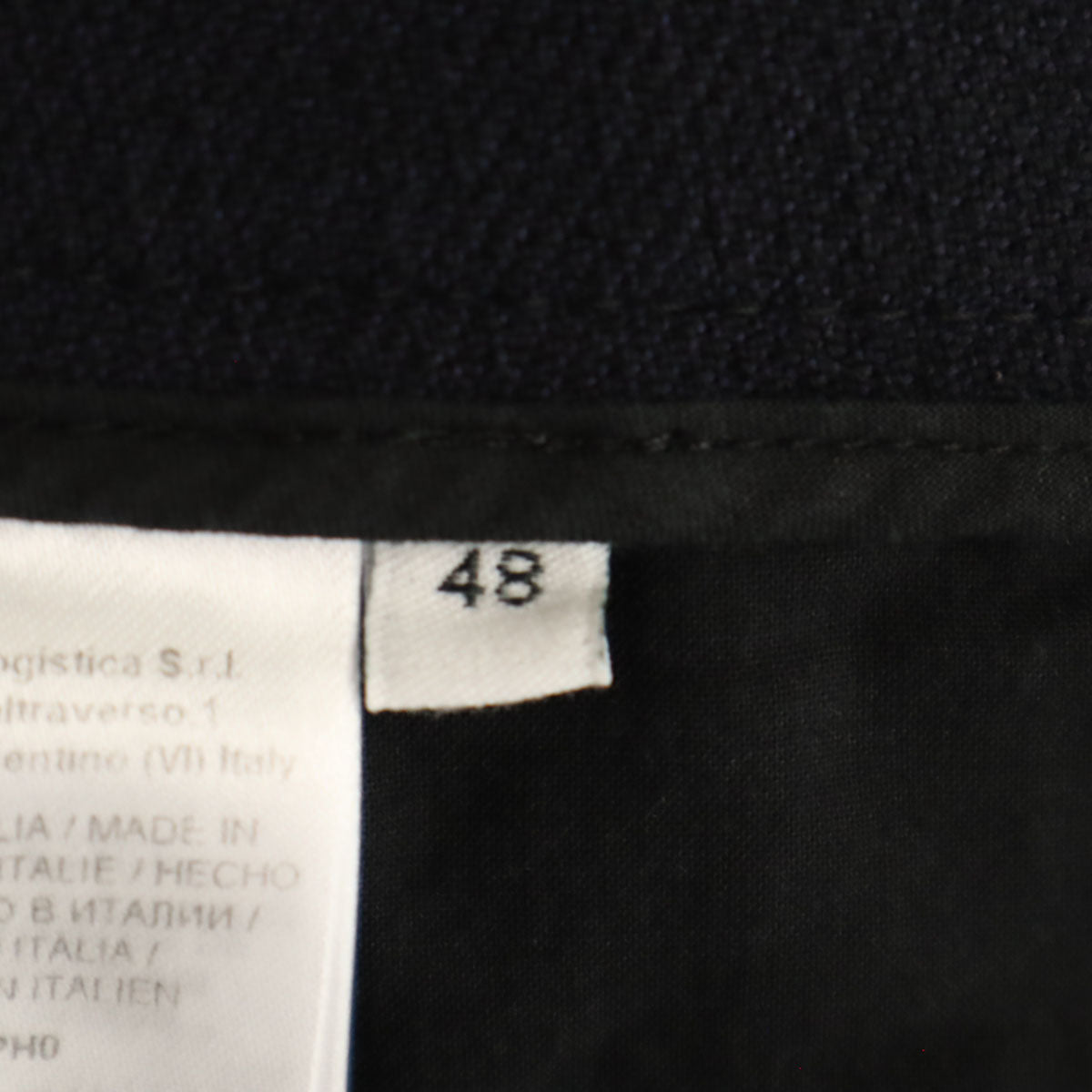 BOTTEGAVENETA ボッテガヴェネタ イタリア製 ブーツカットパンツ 48 濃紺 メンズ