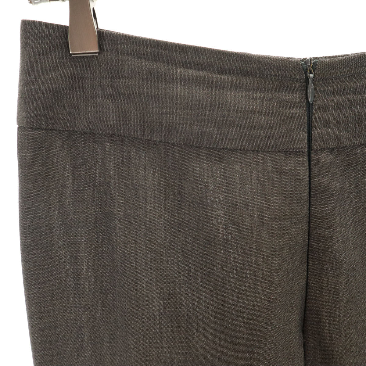 DRIES VAN NOTEN ドリスヴァンノッテン ベルギー製 フロントジップ スラックスパンツ 36 チャコール レディース