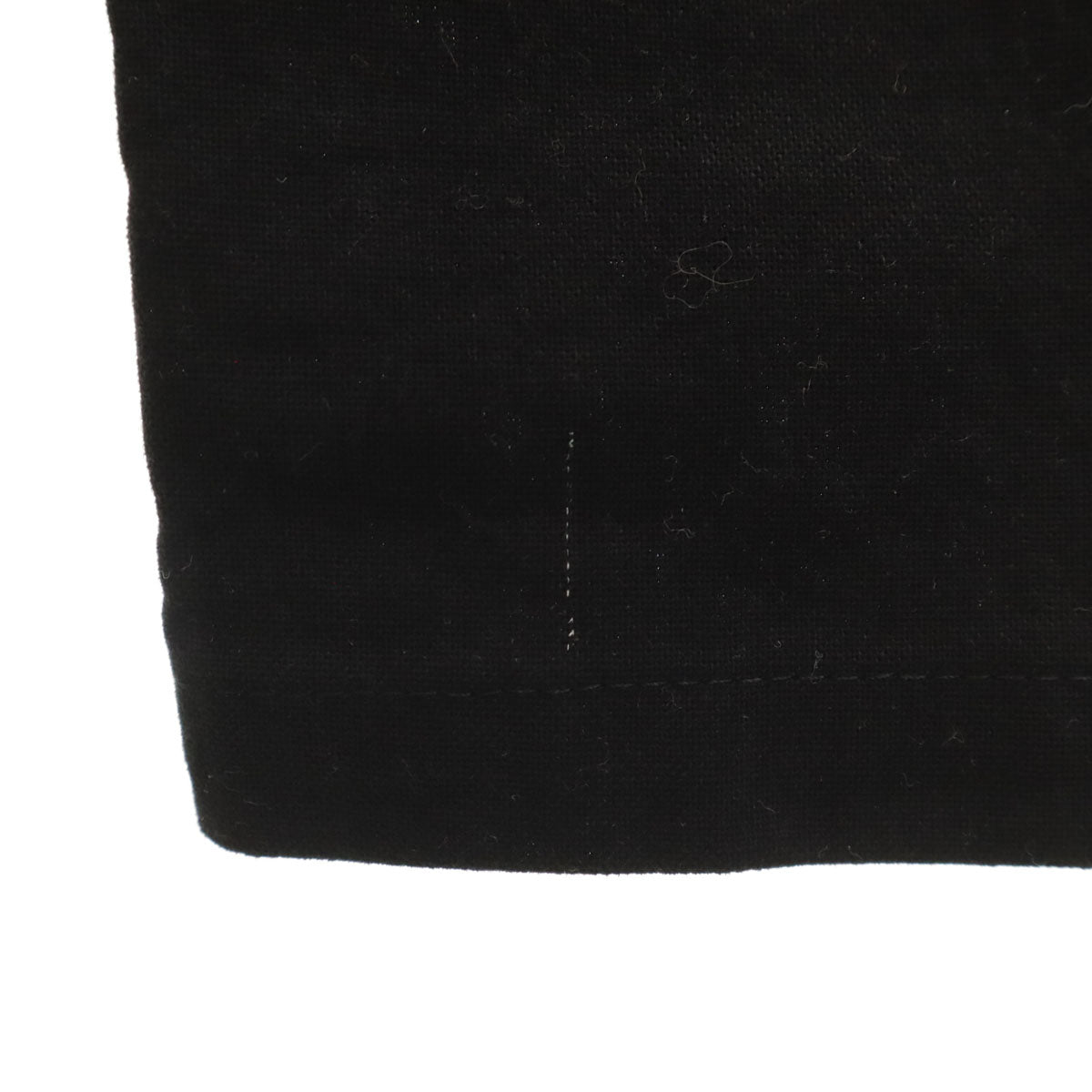 Shanhai シャンハイ コットンパンツ 52 ブラック系 ボタンフライ メンズ