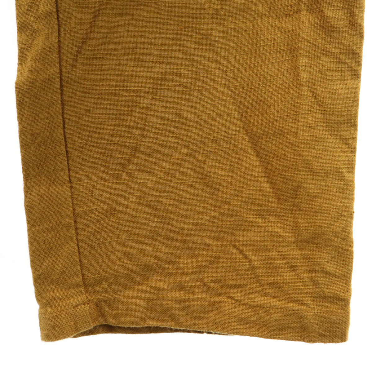 GALLEGO DESPORTES ギャレゴデスポート フランス製 リネン パンツ S マスタード系 レディース